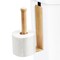 IMPRESA Bamboo Over Tank Toilet Paper Holder Holds 2 Jumbo Rolls to Increase Bathroom Storage - Bamboo Wood Over The Tank Tissue Holder Accents Any Bathroom Décor